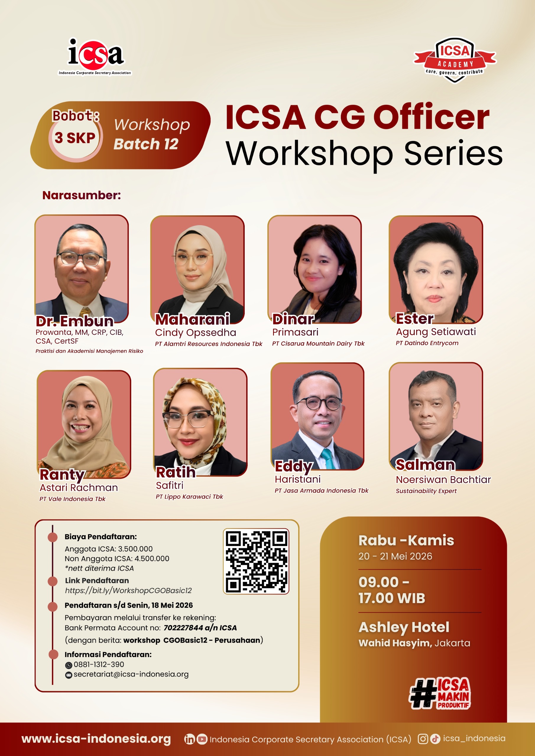 ICSA CG Officer Workshop Series Batch 12